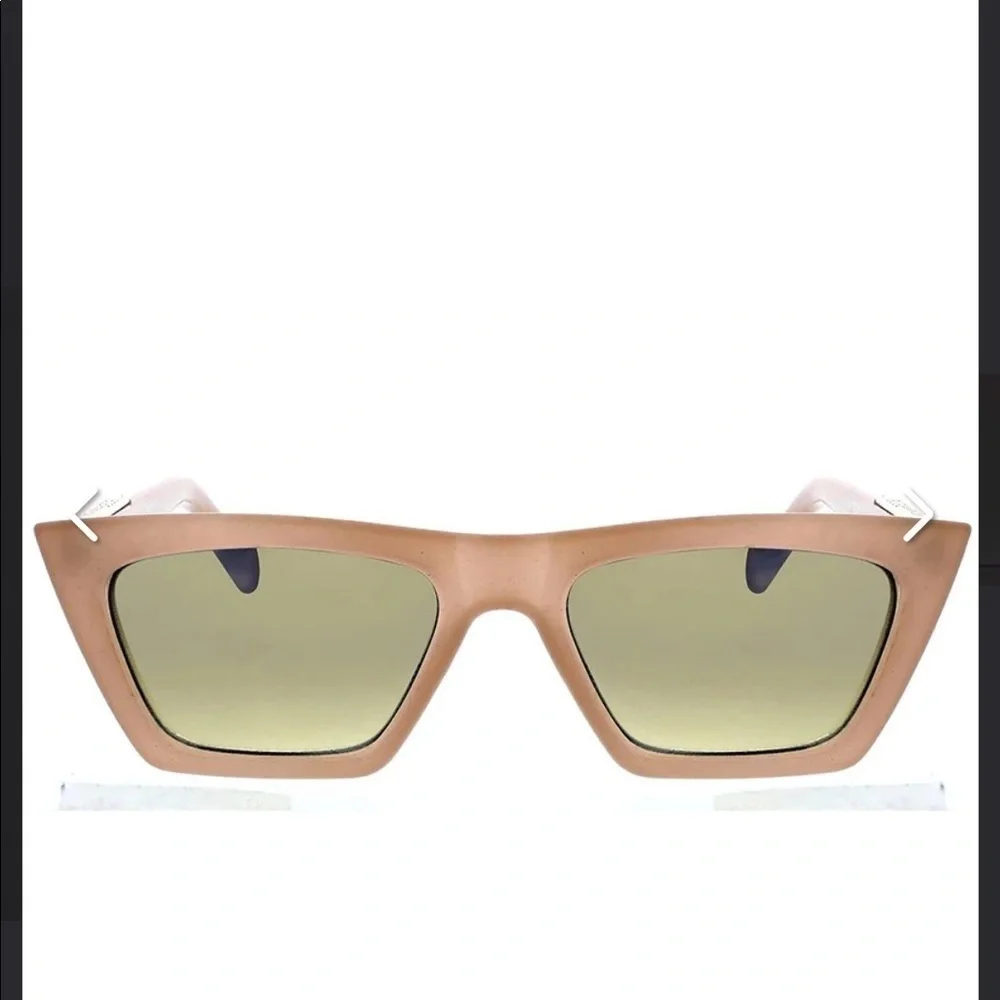 Elizabeth And James - Square Cat Eye In Milky Blush Sunglasses